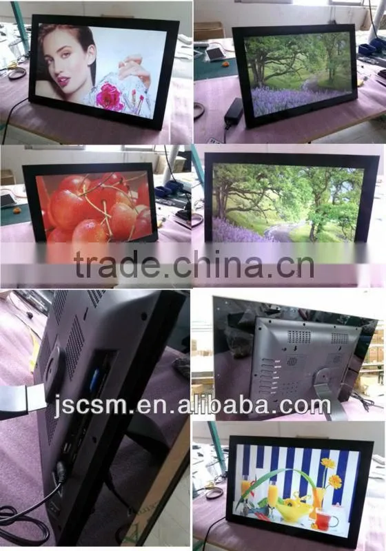 top manufacturer ! cheapest 42 inch digital photo frame with HD photo video loop JSC-12