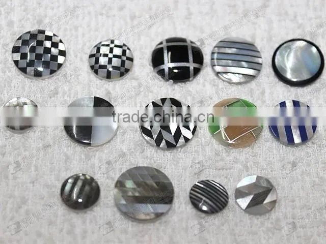 Hot sale!Checkerboard mosaics cabochons for cufflinks,buttons