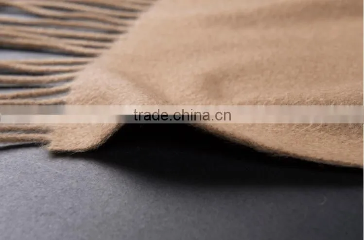 Pure Camel Wool Cashmere Custom Pashminas Shawl