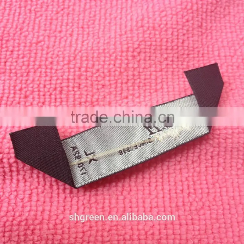 Soft clothing label,double sides garment label