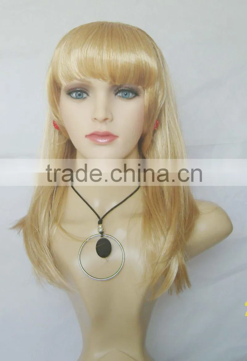 Real human beautiful mannequin wig