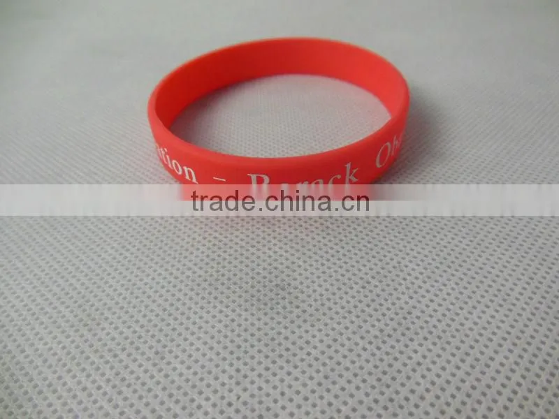 Printed logo for promotion Silicon Wristbands