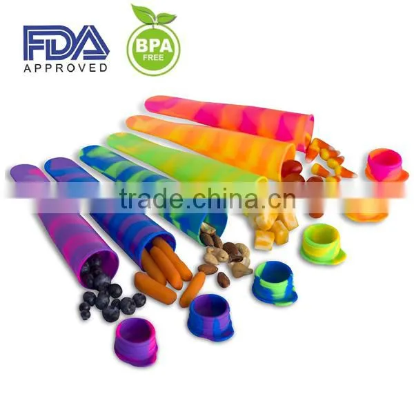 Easy removing silicone ice lolly mold