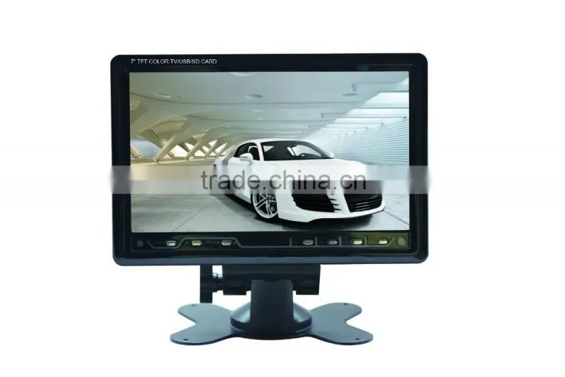 Car entertaiment 7 inch mini bus lcd tv