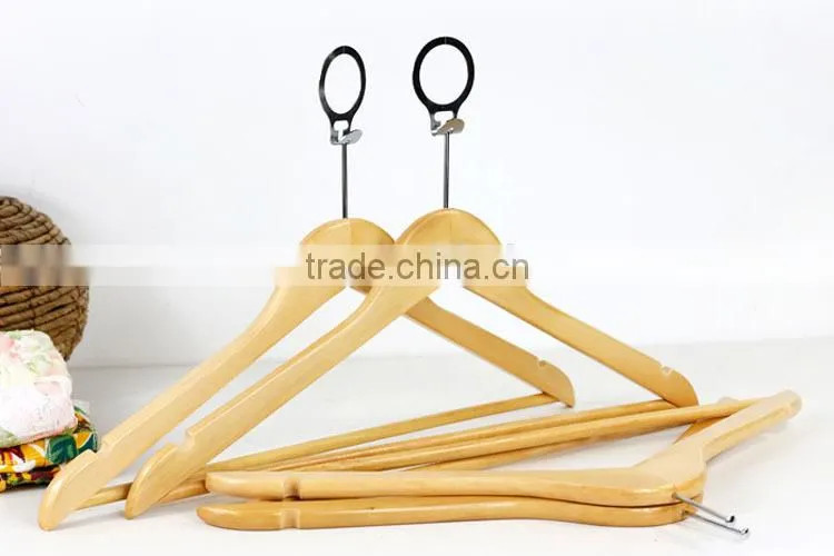 hotel wooden anti-theft security hanger