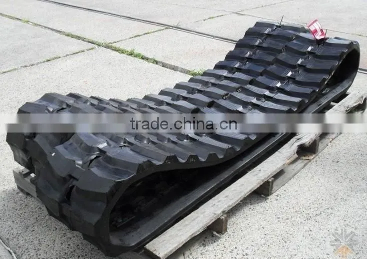 VIO50 rubber track, VIO50 rubber pad, VIO50 rubber plate, 400*75.5*74