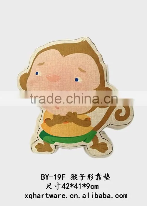 New Hot Products Loving Animal Nature Linen material Custom Printed Seat Cushion Pillow