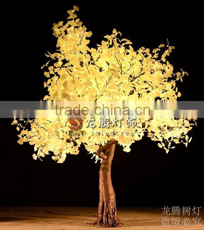 Led maidenhair tree, New Ginkgo leaf landscape garden tree lights