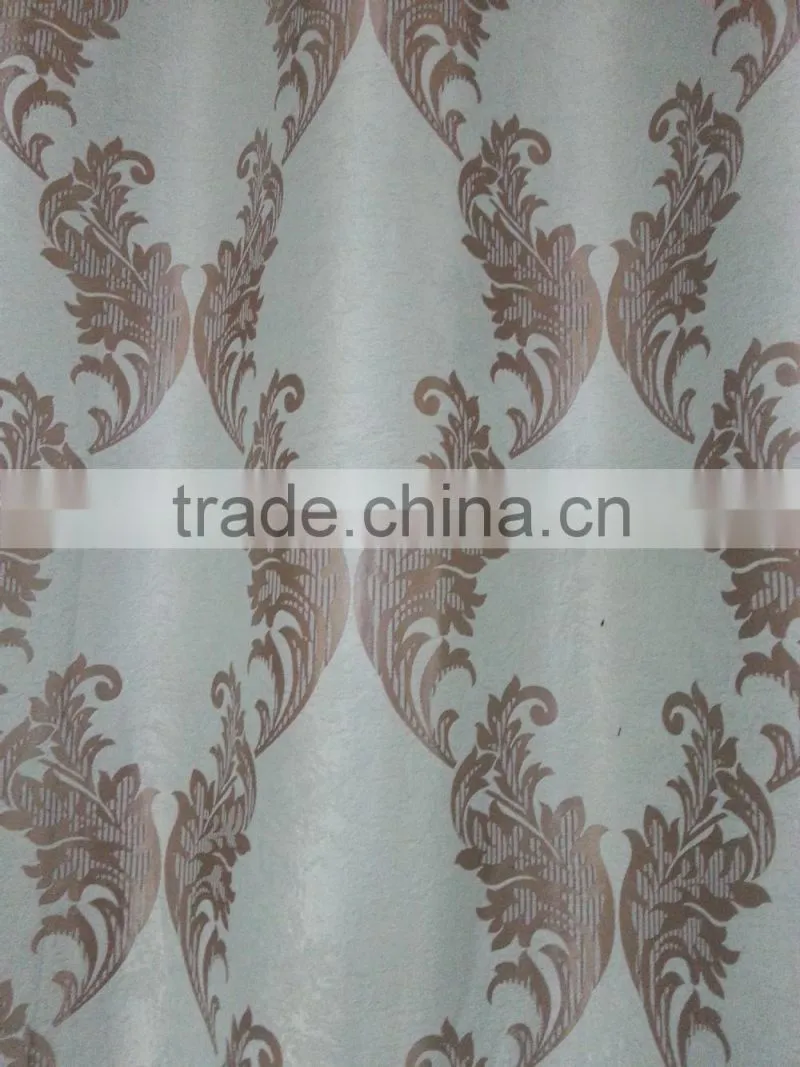 customized window curtain fabric, jacquard fabirc 010 fire retardant blackout fabric for bedroom