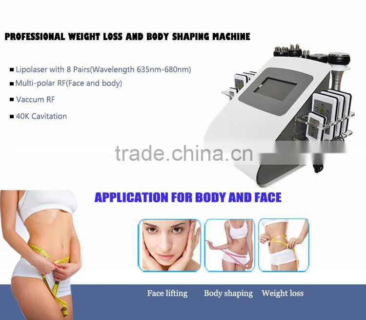 2015 Hot Sale Multifunction ultrasonic cavitation