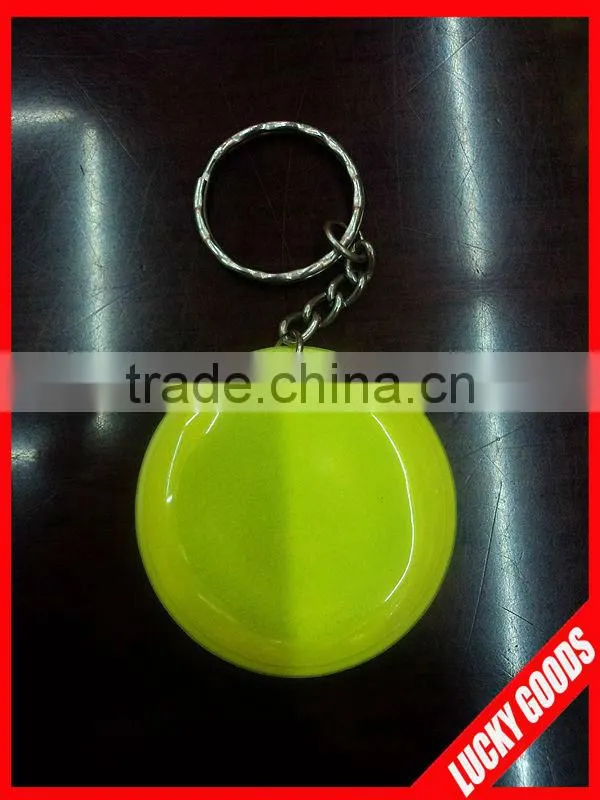 hot sale reflective promotion gifts keychain with custom design