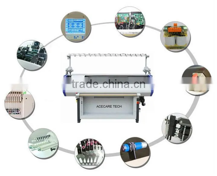 Flat knitting machine, vamp machine, 3D Vamp Machine