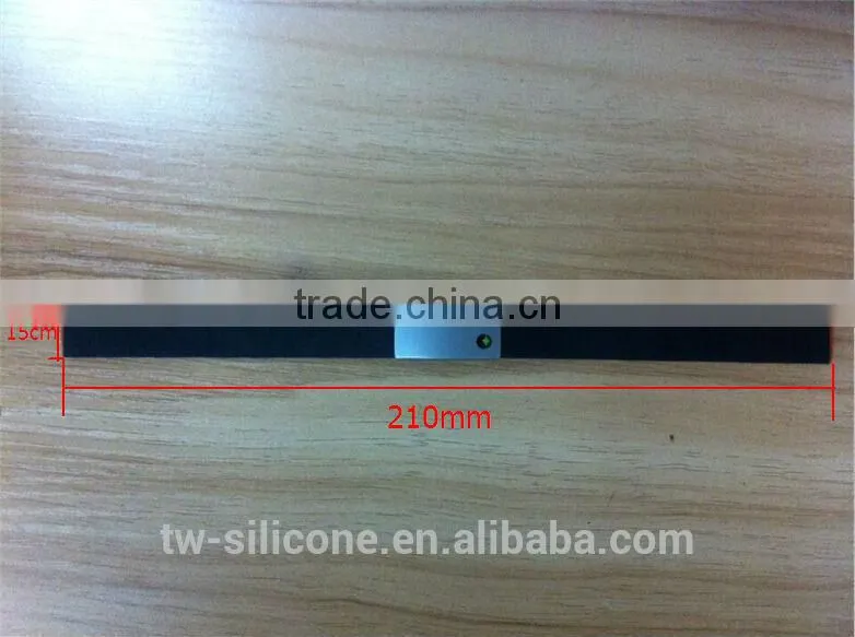 Custom silicon bracelet with engraved id plate sports bracelet