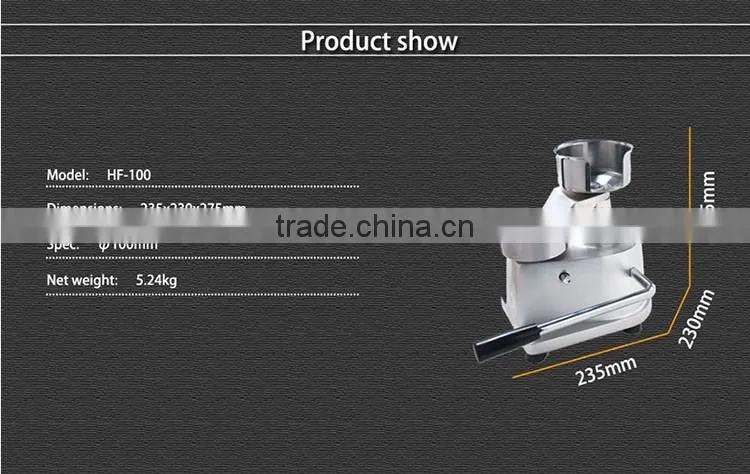 2016 Hot Selling Manual Hamburger Machine With CE Approved