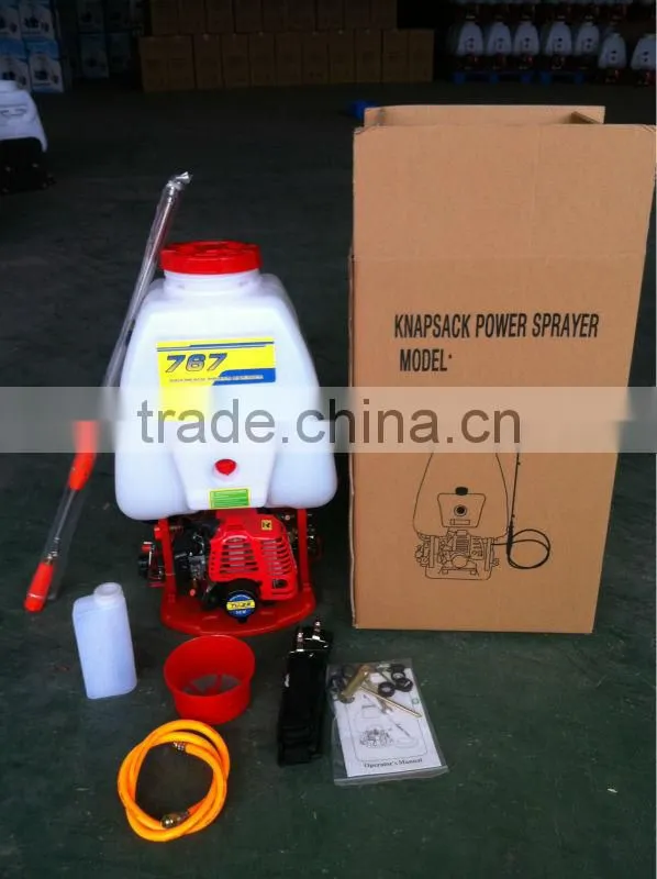Gasoline power sprayer.