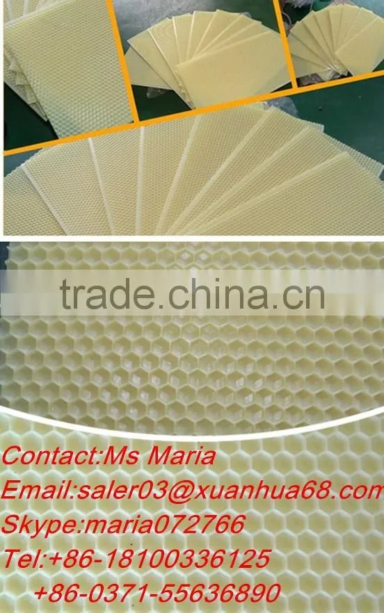 Hot selling Best Price Hot Sales foundation For Beehive , Plastic Bee Foundation For Sale With Cellwidth 4.9mm