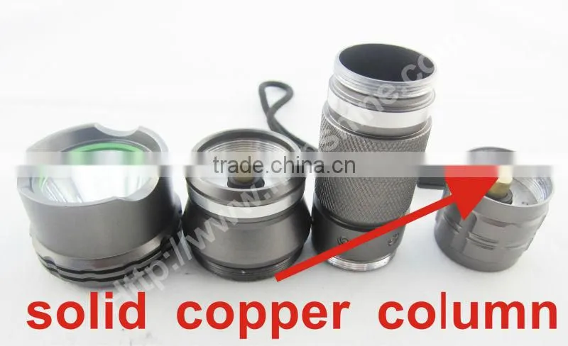aluminum high power ultrafire t6 flashlight with 1*18650 battery