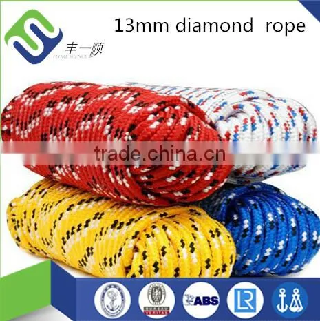 2 inch diameter nylon rope; 12 strand structure nylon pa rope