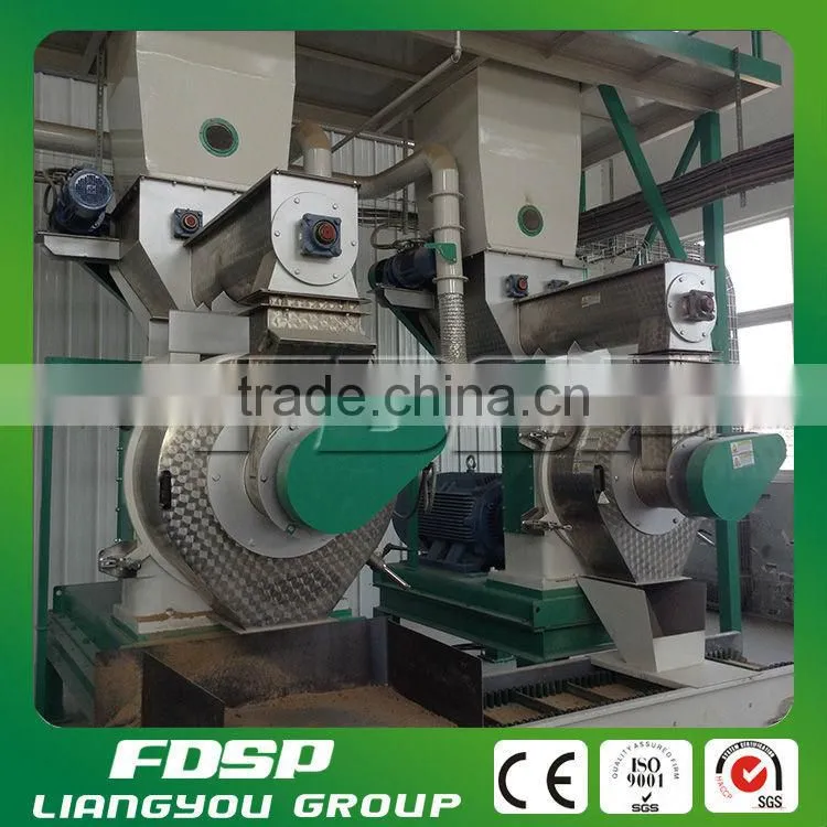 Turnkey Engineering Provide Biomass Fuel Pellet Making Line with 1-5tph Capacity