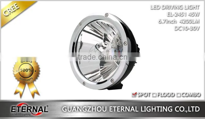 45W 4x4 high power offroad Jeep SUV ATV car led work light driving spot beam lamp