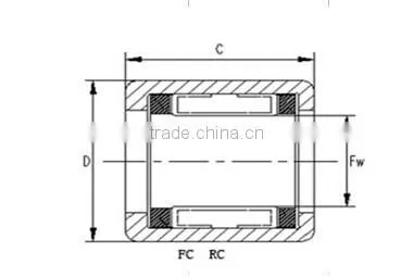 RC RCB Series One Way Needle Roller Bearing