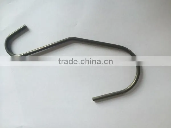 Custom spring steel wire form /bending hook power coating hook