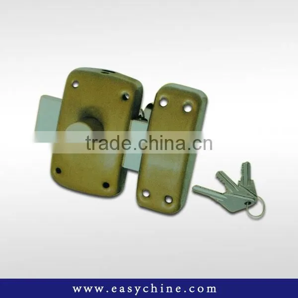 Brass Latch Iron Rim Lock