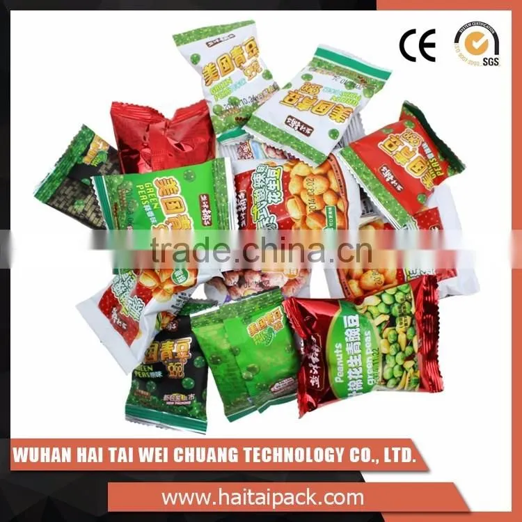 Fully Automatic HT-VD42 pet food ,frozen food packaging machine for snack, tea, powder, cookies, chips etc.