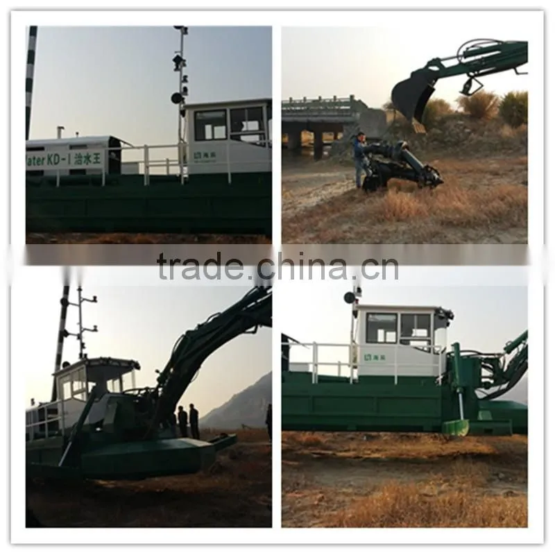 Water and land Amphibian excavator for sale