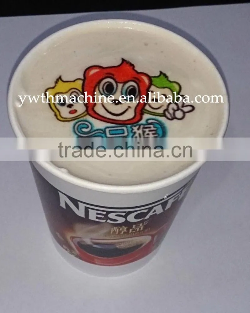 Automatic Food Inkjet Printer for Foam Coffee Printing