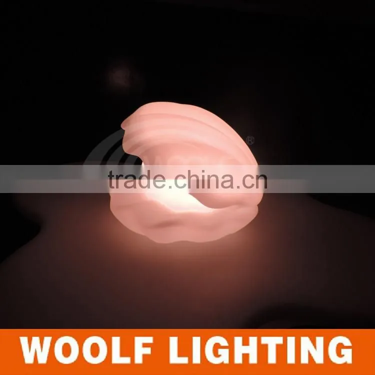 Conch Shape Color LED Fishbowl Decoration Light