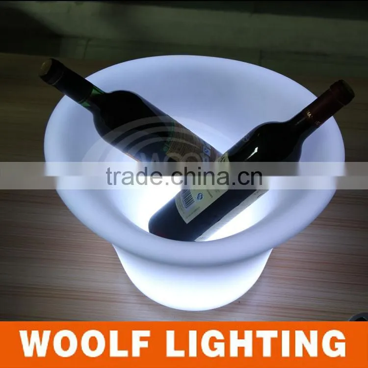 2014 hot sale factory direct sale led ice bucket with remote control