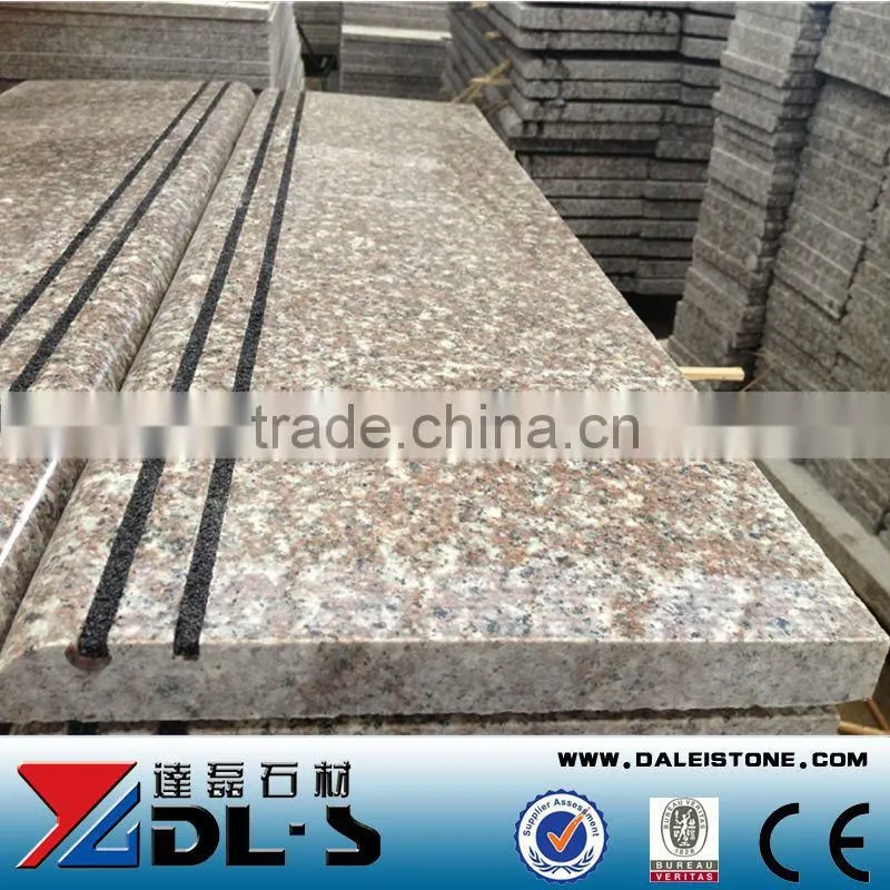 Cheap Bainbrook Brown G664 Granite Stairs Anti Slip Filled with Carborundum