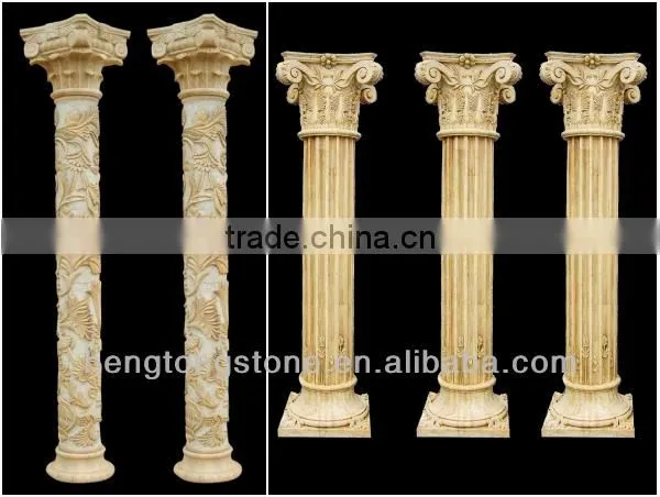 Decorative Roman Stone Columns