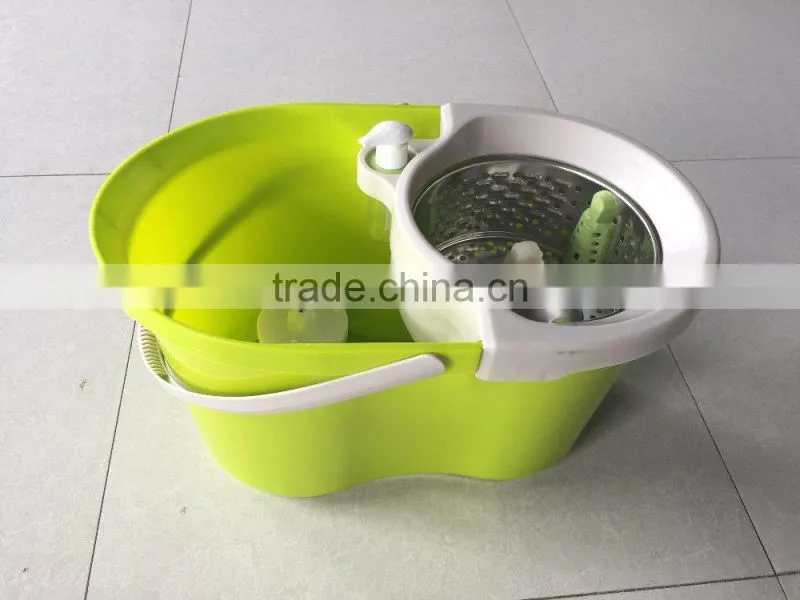 detachable basket and base spin mop big metal mop bucket