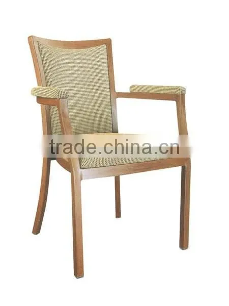 Comfortable armrest cafe chair