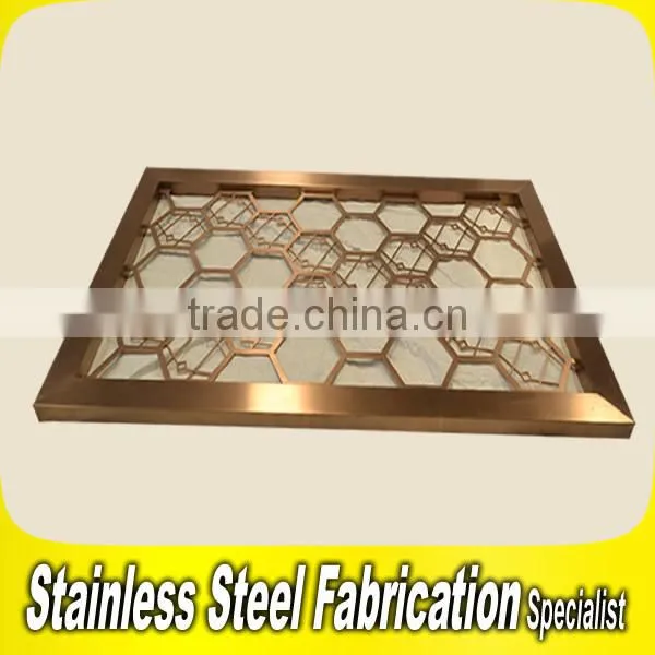 Customed Modern Stainless Steel Decorative Window Grill Design