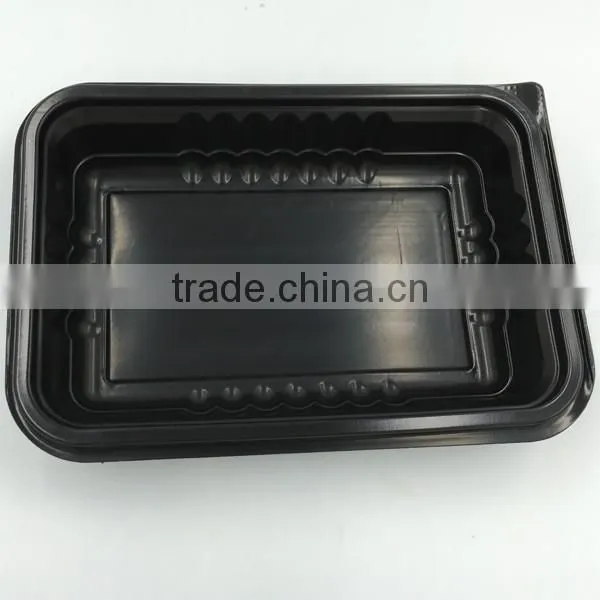 Disposable Microwaveable Plastic Take Away Safe Bento Lunch Box