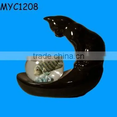 Ceramic fish bowl