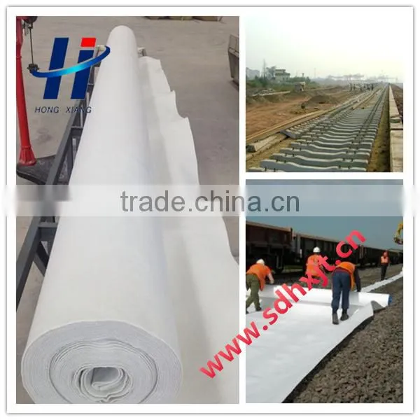 PET short fiber non woven geotextile for landfill filtration