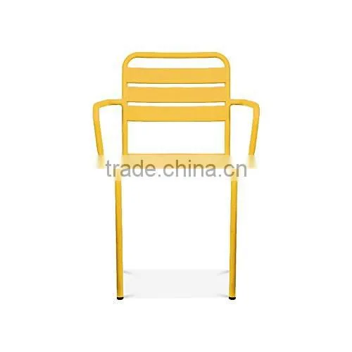 2016 french style colorful metal type industrial chairs iron material chairs frames