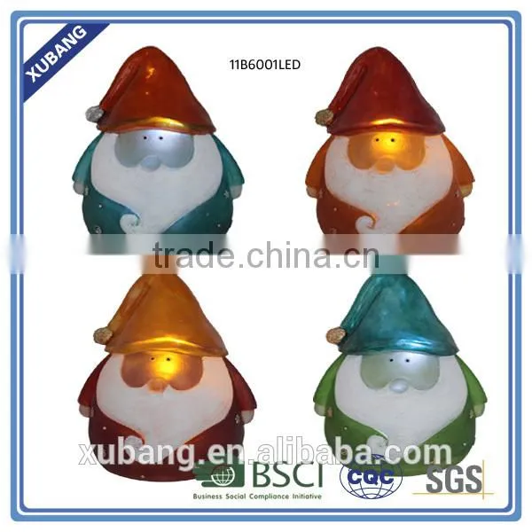 cute santa LED Christmas lights decoration for christmas