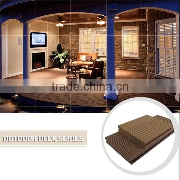 New WPC composite decking ,waterproof deck flooring, wpc floor/decking/board 140*21mm , color tiles for flooring