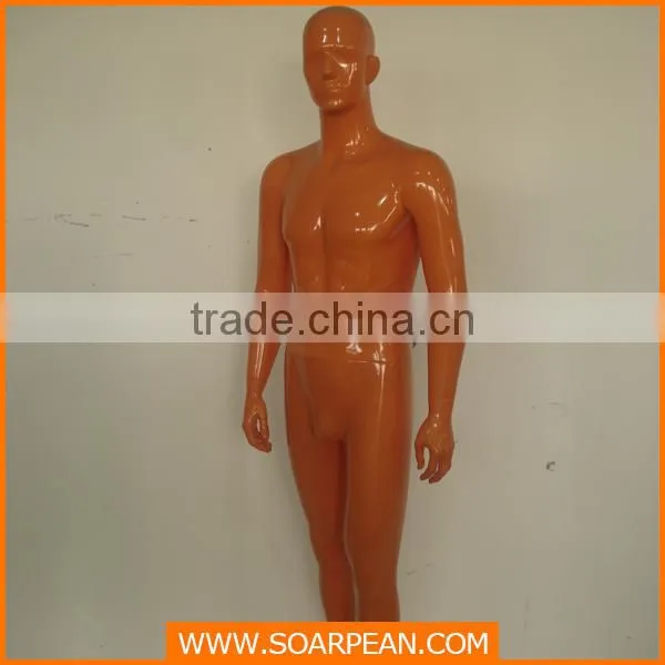 Fiberglass Realistic Male Mannequin Full Body Stand Mannequin