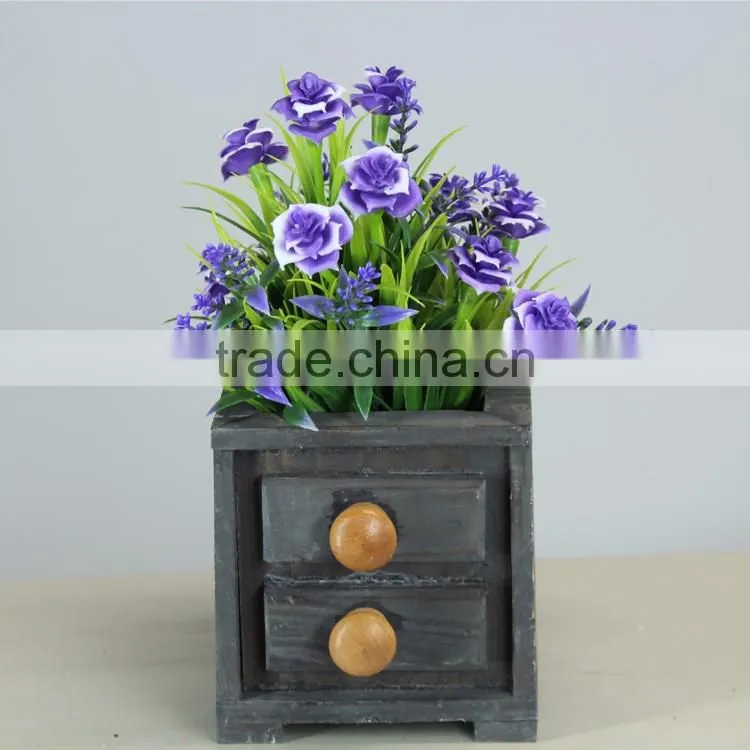 Wooden Garden Flower Planters Pots for Planting