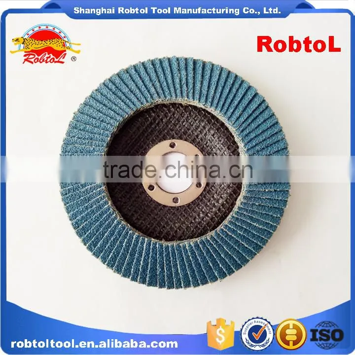 5" 125mm Flap Disc Zirconia Plastic Back Cover Aluminum Oxide Grinding Wheel Abrasive Flap Disk Flap Wheel Sanding