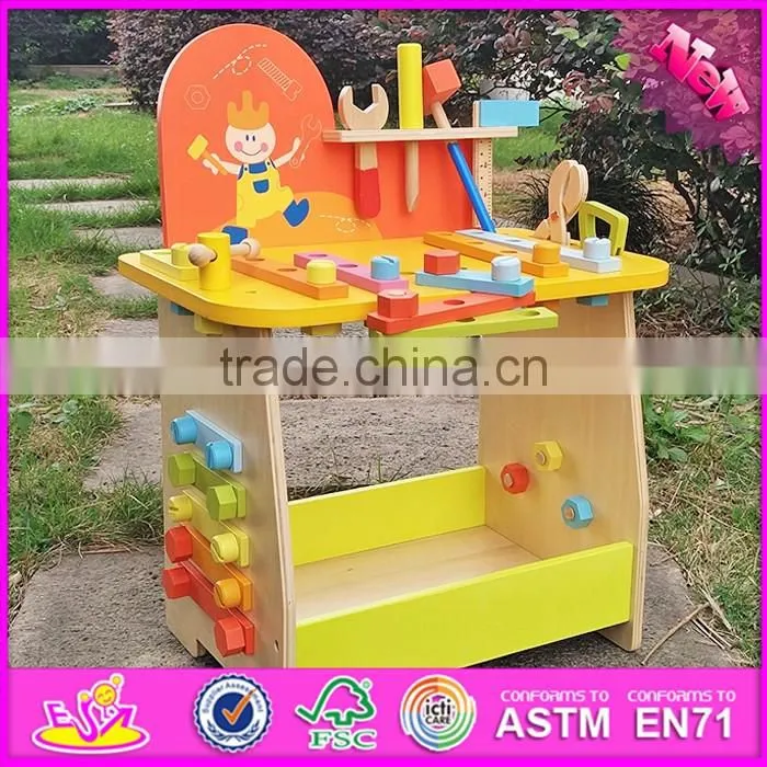 2016 new design children wooden mini tool toy W03D077-S