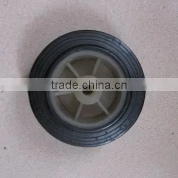 wheelbarrow solid rubber wheel