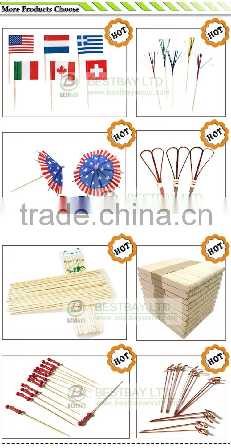 Custom printed 114mm Wooden Ice Cream Stick