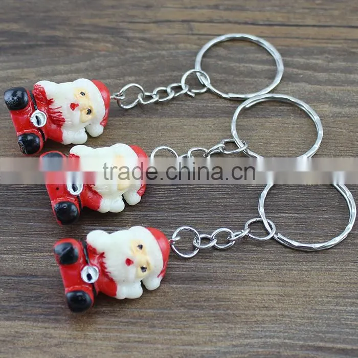 Santa Claus Key Chain Custom Key Chain Promotional Christmas Gifts Key Chain